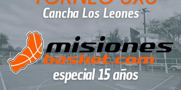 Misiones Básket festeja sus 15 años con un Torneo 3×3