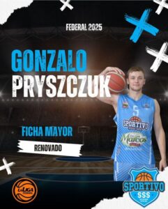 Gonzalo Priczuk sigue en Sportivo 2