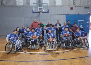 Básquet adaptado: finde soñado para Luz y Fuerza 