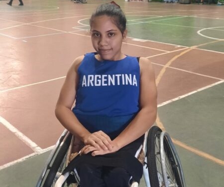 Ayelén Ríos, nuevamente convocada a la Selección Argentina de básquet adaptado