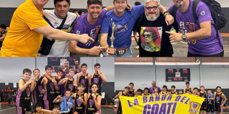 El Coatí U13 se consagró campeón internacional en Brasil