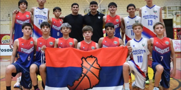 Misiones debuta ante Formosa en el Regional del Argentino U13 de básquet