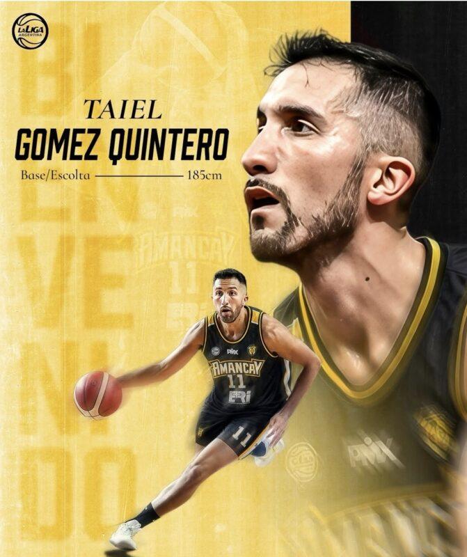Taiel Gómez Quintero, refuerzo de Amancay para la Liga Argentina 3 Taiel Gómez Quintero, refuerzo de Amancay para la Liga Argentina 2