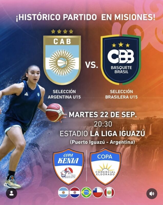 Las U15 de Argentina y Brasil en la Copa Kenia – Comercial Eldorado 3 Las U15 de Argentina y Brasil en la Copa Kenia – Comercial Eldorado 2